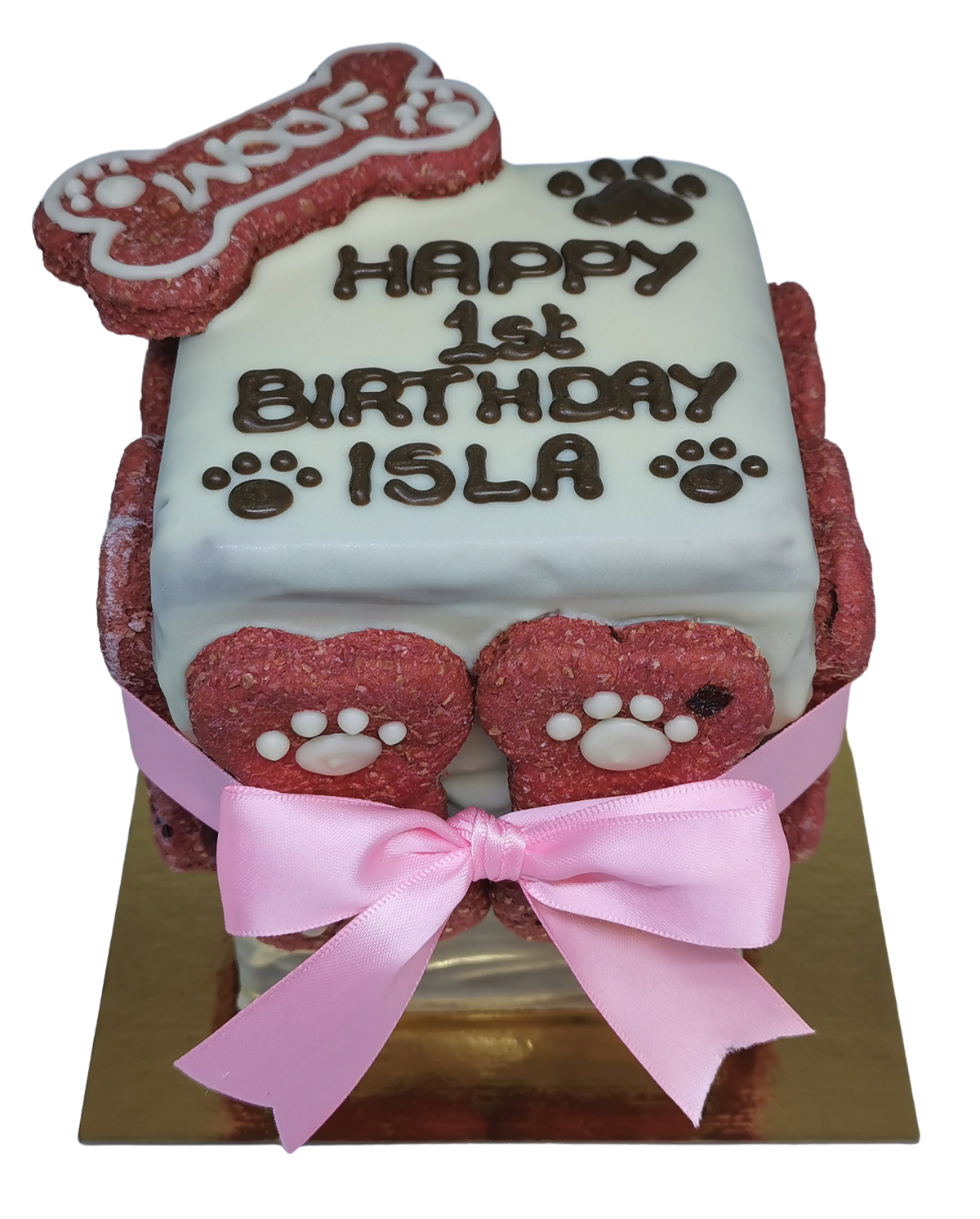 Dog Birthday Cake - Penny Design ADELAIDE PICK UP ONLY – The Woofery Dog  Bakery